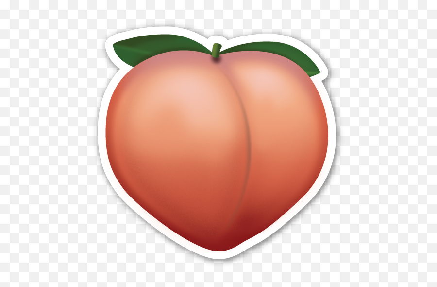 Emoji Stickers Tumblr Stickers - Peach Emoji Sticker Png,Emoji De Cora??o