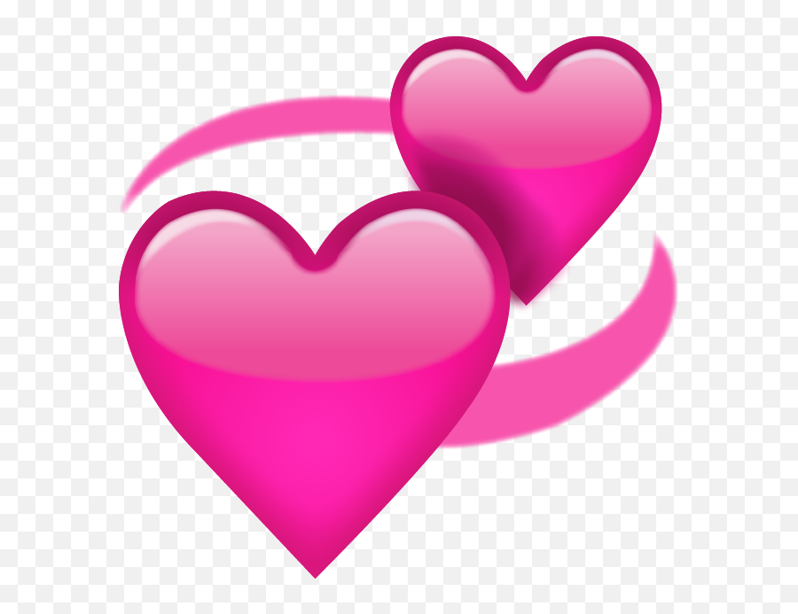 Emoji Hearts Mean According - Revolving Hearts Emoji Transparent,Heart Emojis