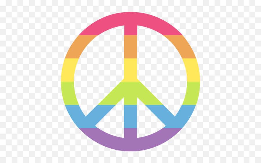 Peace Symbol Emoji High Definition - Peace Sign Png Hippie,Peace Hand Emoji