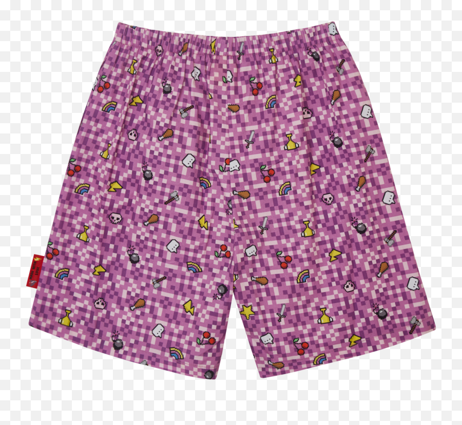 Pixel Party Game Set - Pink Color Saifah Bhayu Fortezza Castle Emoji,Shorts Emoji