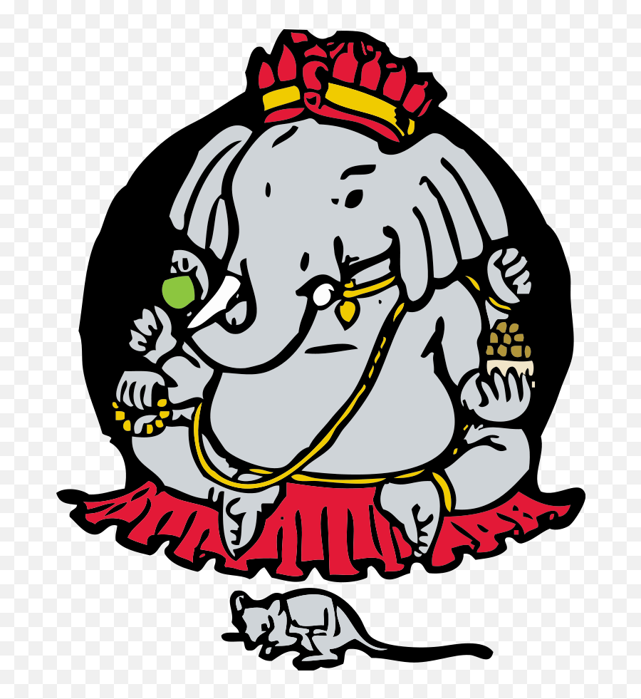 Clipart Elephant Diwali - Happy Ganesh Chaturthi Fb Gif Birthday Wishes With Ganesha Emoji,Fb Halloween Emoticons
