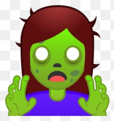 Woman Zombie Emoji - Zombie Emoji,Zombie Emoji