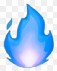 Blue Fire Bluefire Emoji Ios Sticker - Blue Fire Emoji,Fire Emoji