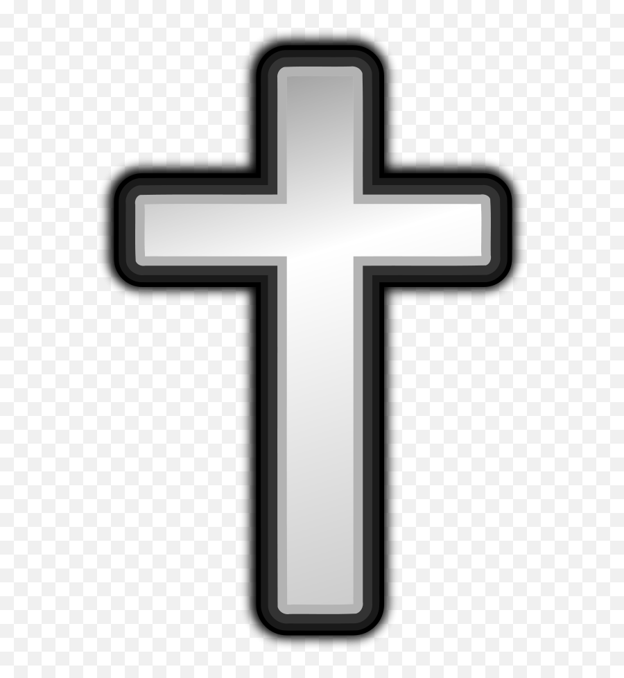 Free Christian Cross Clipart Download - Transparent Silver Cross Png Emoji,Christian Cross Emoticon