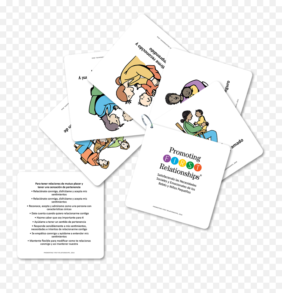 Promoting First Relationships Social Emotional Cards - Spanish Language Emoji,Handouts About Dealing With Emotions