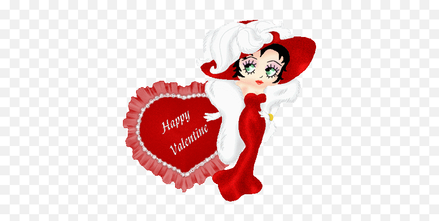 Betty Boop Graphics And Animated Gifs Picgifscom - Betty Boop St Valentin Gif Emoji,Emoticon Gif Animado Dwscarga