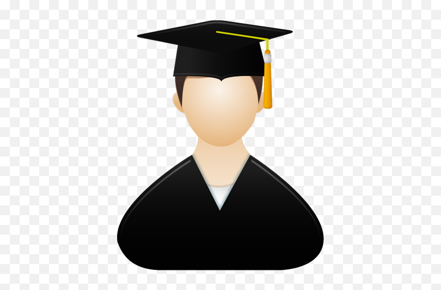 Graduate Male Icon Pretty Office 10 Iconset Custom Icon - College Graduate Clipart Girl Emoji,Graduation Emoji