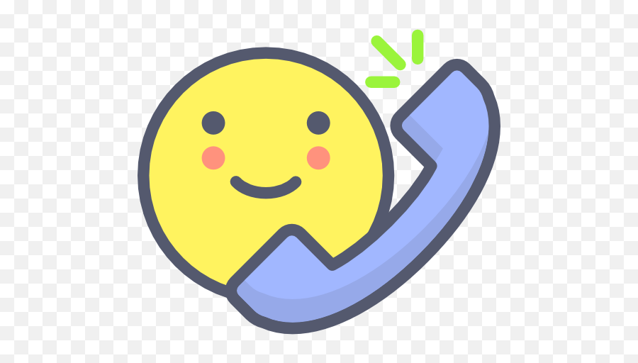 Phone Call - Happy Emoji,Telefono Emoticon Png