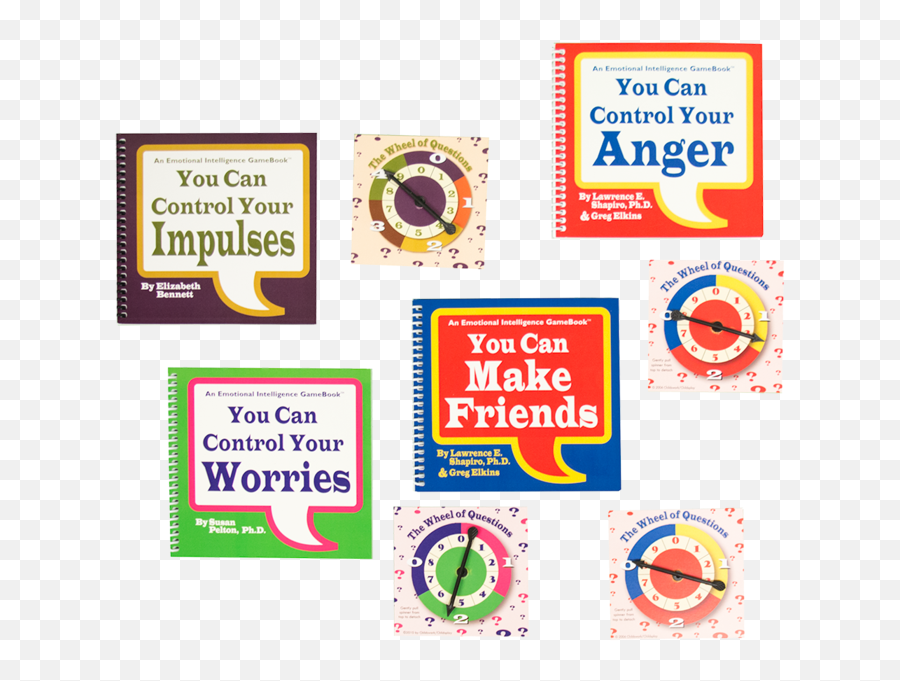 Spin U0026 Learn Emotional Intelligence Games - Set Of 4 Language Emoji,Emotions Learning Cards