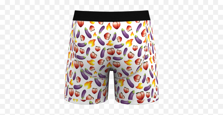 Emoji Ball Hammock Pouch Underwear - Bermuda Shorts,Emoji Bra