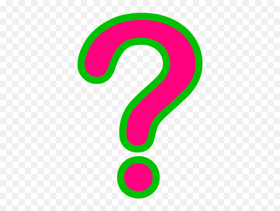 Questions Mark Clipart Clipart 2 - Clipartix Green And Red Question Mark Emoji,Question Mark Emoji Transparent