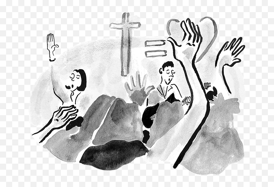 Megachurches In Asia - Religion Emoji,Church Emotions Drawn On Paper