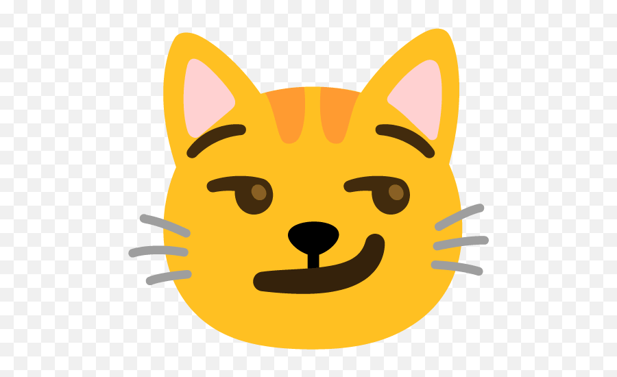 Emoji Mashup Bot On Twitter Smirking - Cat Grimacing,Emoji Grimace Large