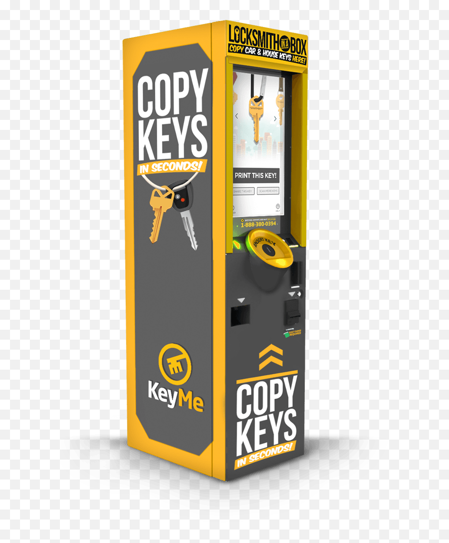 Key Copy Kiosk Shows What Much - Locksmith Vending Machine Emoji,Copy & Paste Birthday Emojis
