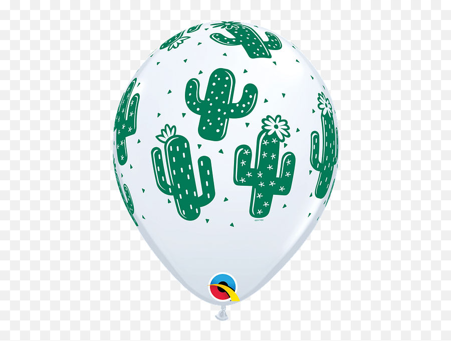 Cactus Print Latex Balloon 11 - Dot Emoji,Justice Emoji Party Supplies