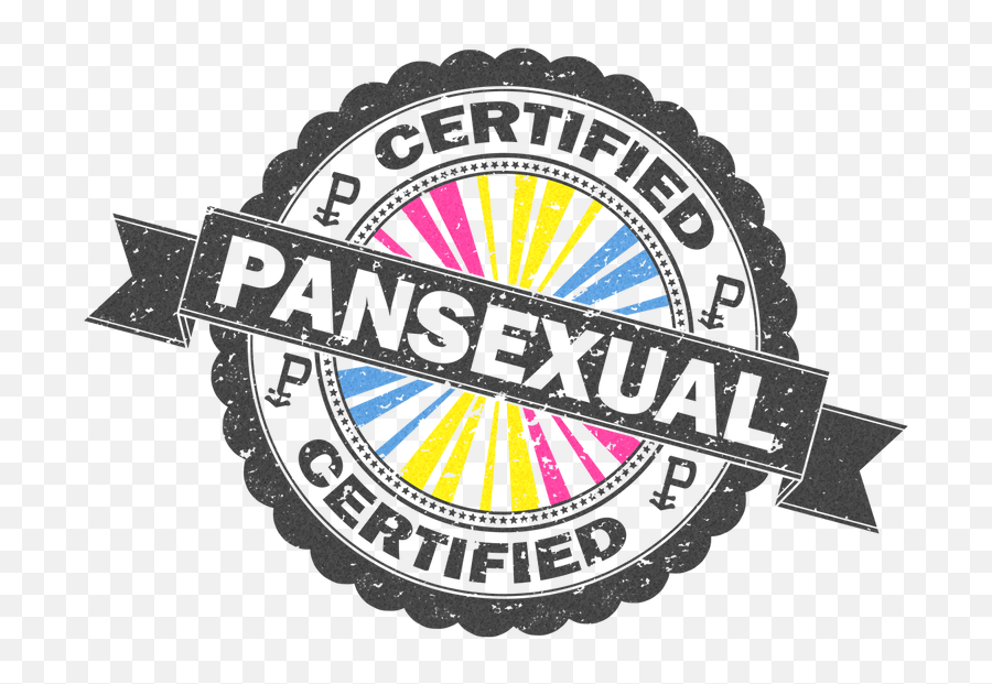 Certified Pansexual Stamp - Live Loud Graphics Pansexual Pride Transparent Background Emoji,Transparent Pansexual Emojis