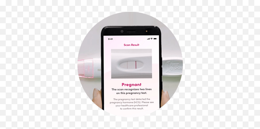 Easyread App Confirm Pregnancy Test Results First Response - Camera Phone Emoji,Google Scan Images Emotions
