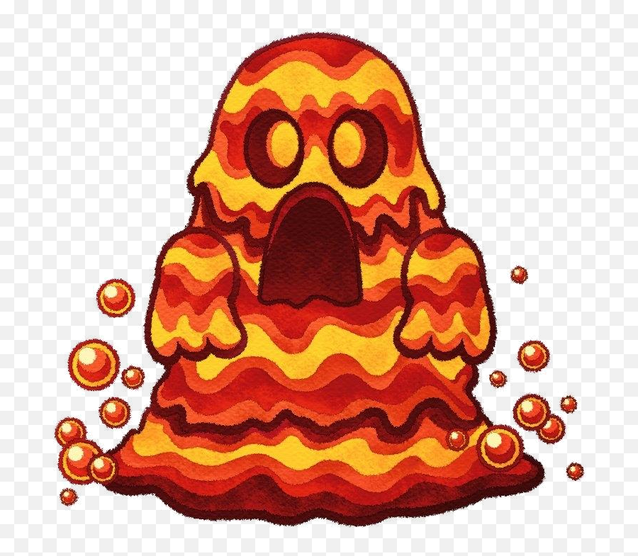 Artwork De Lava Magmer En Kirby Mass - Monstruo De Lava Dibujo Emoji,Emoji De Caracoles