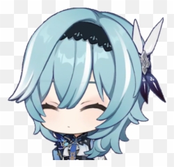 Anime Chibi - Genshin Impact Emotes Eula Emoji,Aqua Emoticon Konosuba