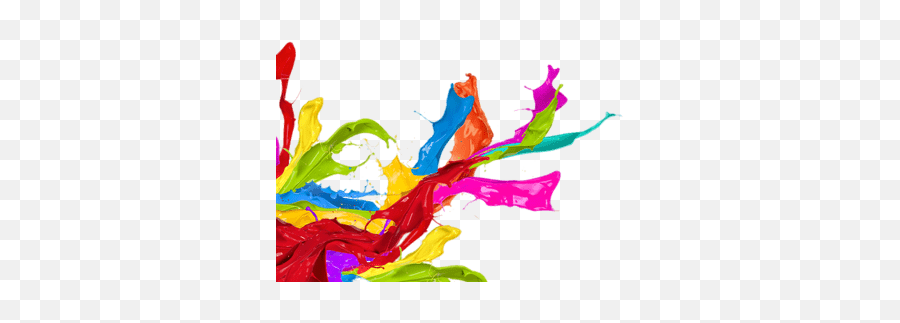 Paint Splatter Left Corner Footer Png - Holi Wishes Greetings Emoji,Spalsh Paint Of A Emojis