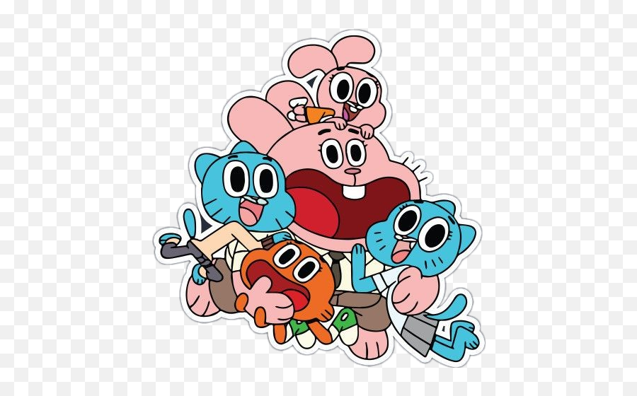 The Most Edited Nicolewatterson Picsart - Amazing World Of Gumball Poster Emoji,Amazing World Of Gumball Emotions Anxiety Clown