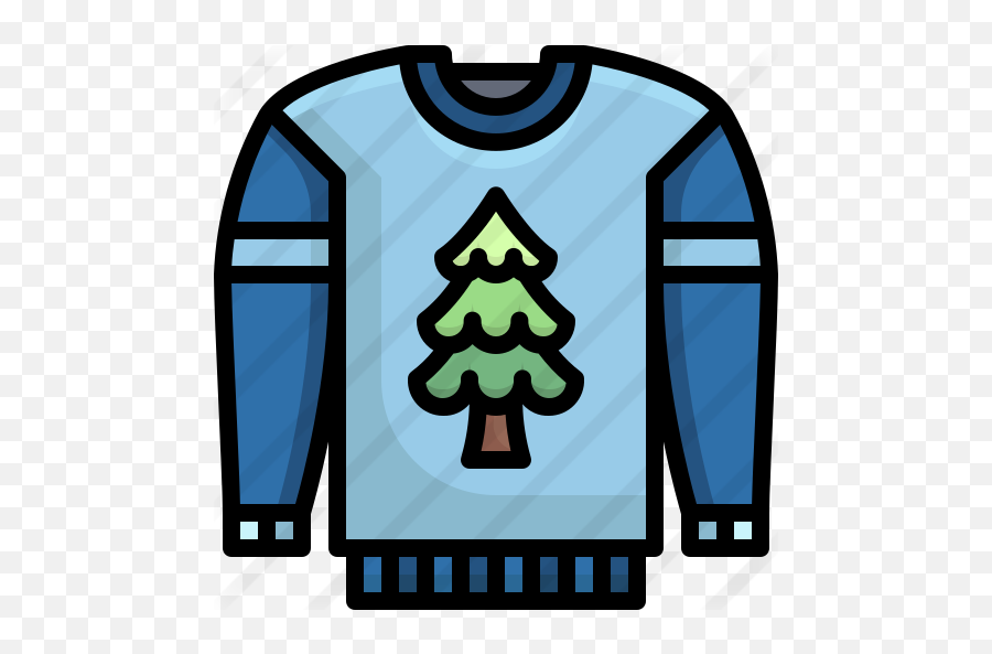 Sweater - Free Weather Icons Long Sleeve Emoji,Emoji Christmas Sweater