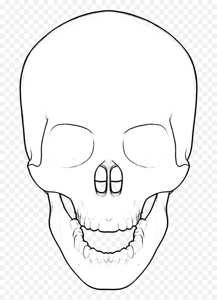 Skull Reference V2 Emoji,Skulls Emotions Reference Drawing