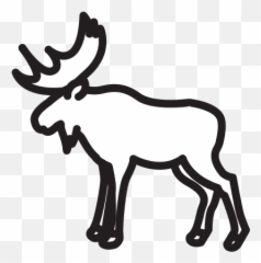 Moose Free Icon Of Selman Icons Emoji,Elk Emoticons