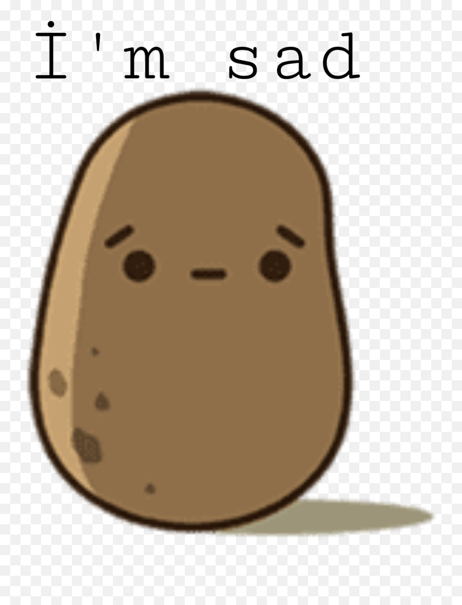 Kawaii Kavaiipotato Potato Sticker By Honeeey68 Emoji,Kawaii Potato Emoticon