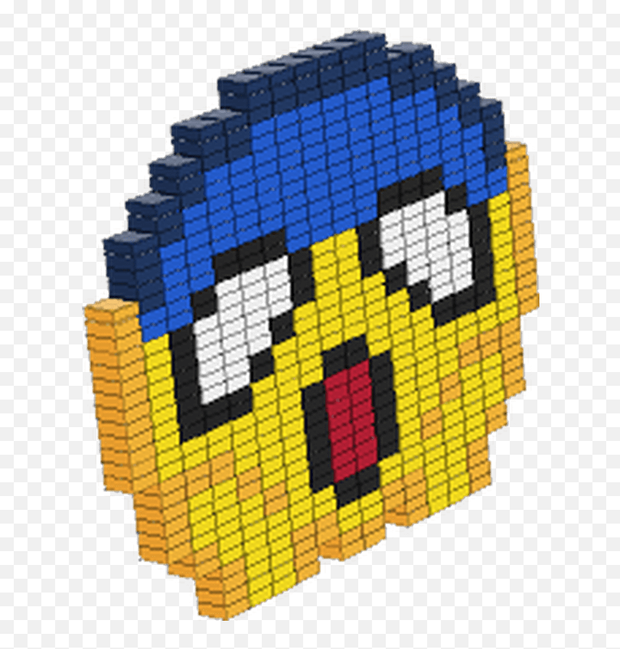 Mecabrickscom Emoji Sorpresa Pixel Art,Pixel Art Pictures Of Emojis