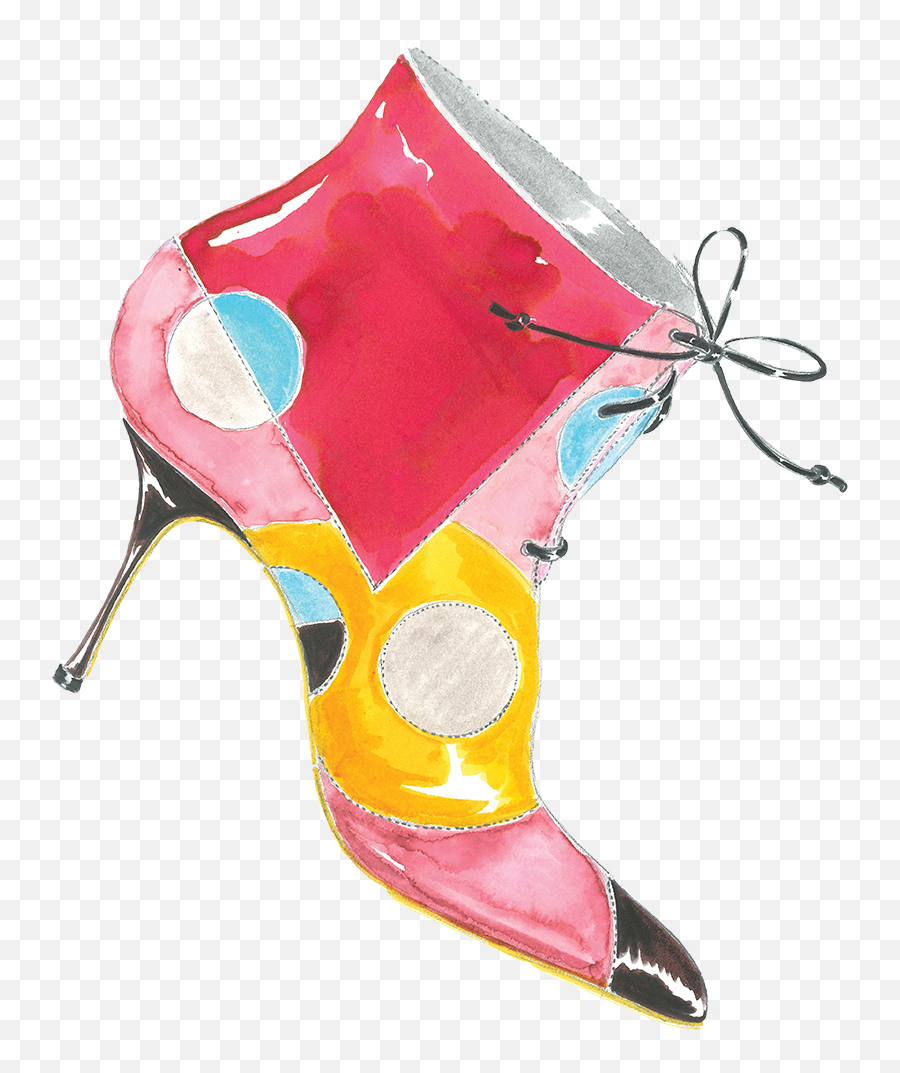 The Sketches Manolo Blahnik Emoji,Sketched Product Magazine Advertisements That Show Emotion