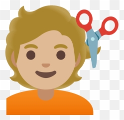 Person Getting Haircut Medium - Light Skin Tone Emoji,Emoji Cutting Board