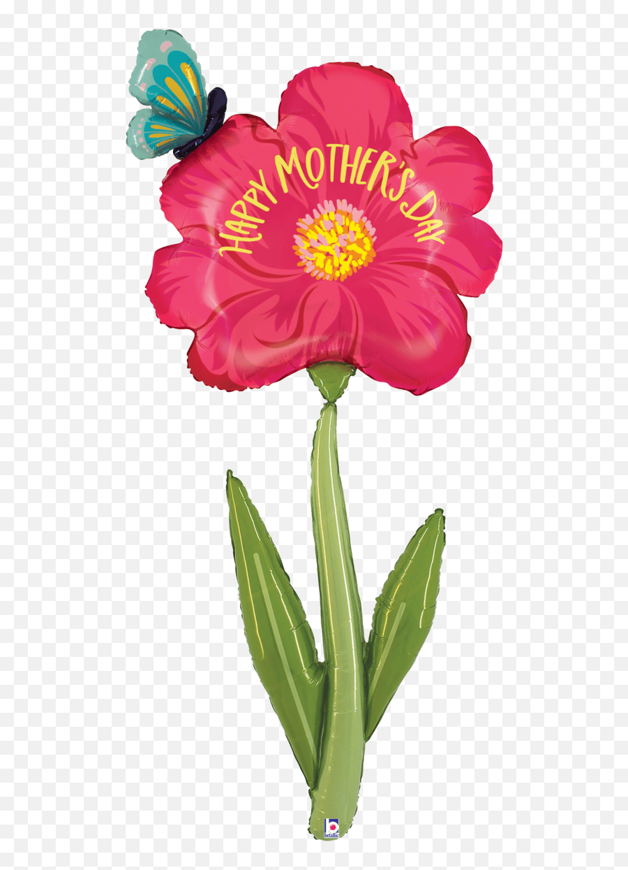 Happy Motheru0027s Day Flower 60u2033 Balloon Emoji,Wair Puff Emoji