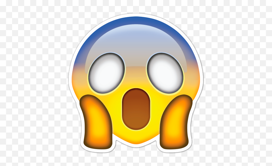 Face Screaming In Fear - Emoji De Aterrorizado Png,Motorbike Emoji