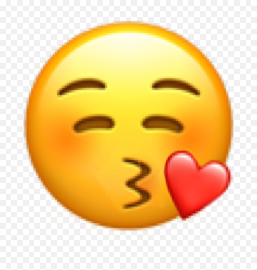 Love Kiss Blush Emoji Sticker - Happy,Love Smiley Emoji