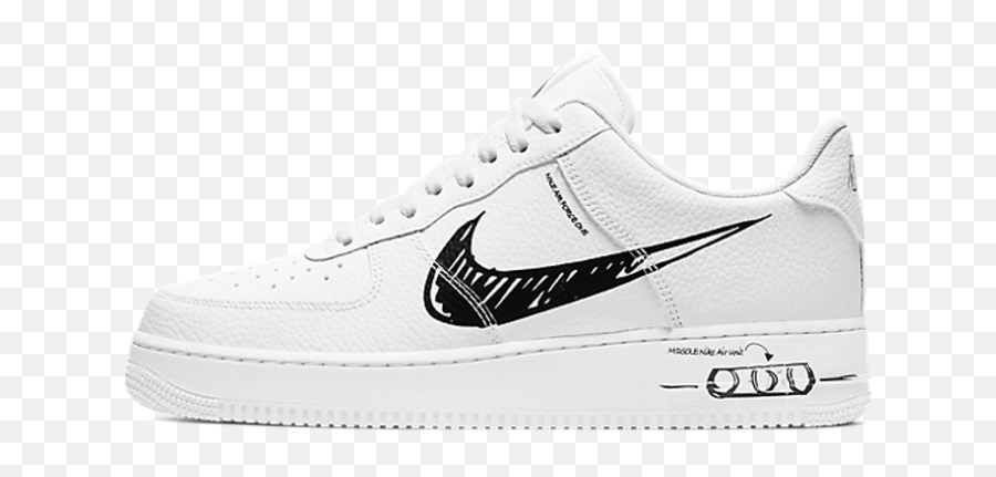 Pizza Roccia Conformità A Nike Contacto Email - Air Force Low Sketch Emoji,Joma Brama Emotion