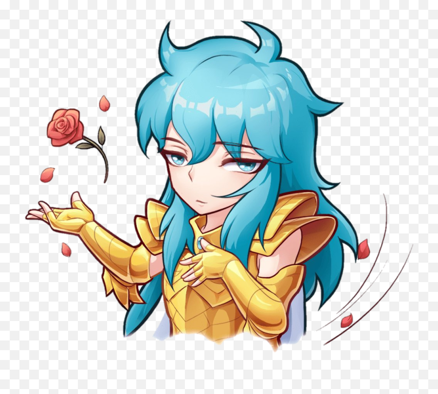 Caballeros Del Zodiaco Dibujos - Saint Seiya Awakening Piscis Emoji,Piscis Emoji