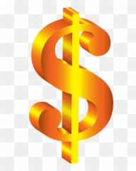 Dollar Symbol Sign Money Gold Sticker By Inkstardust - Clip Art Dollar Sign Vector Emoji,Dollar Sign Emoji Png