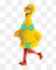 Big Bird Bikini Sticker - Soft Emoji,Big Bird Emoji