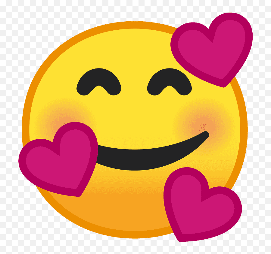 Smiling Face With 3 Hearts Emoji - Smiling Face Emoji,Smiley Emoji