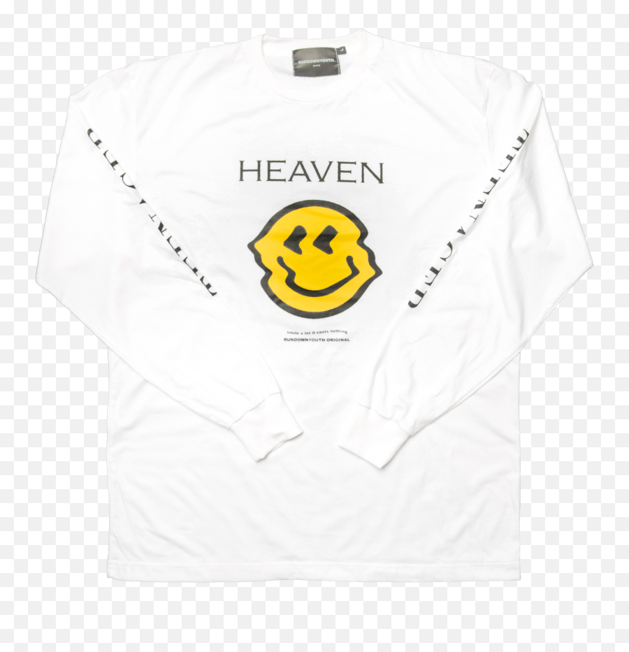 Long Sleeve Logo Smiley Long 01 - Short Sleeve Emoji,Don't Give A Damn Emoticon