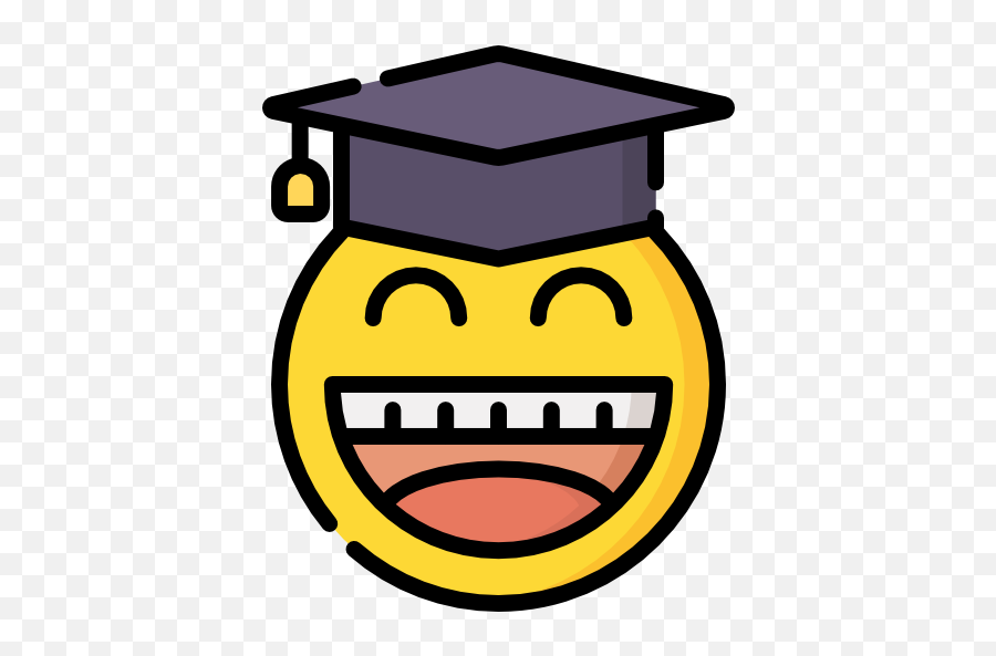 Risa - For Graduation Emoji,Emoticon Con Birrete