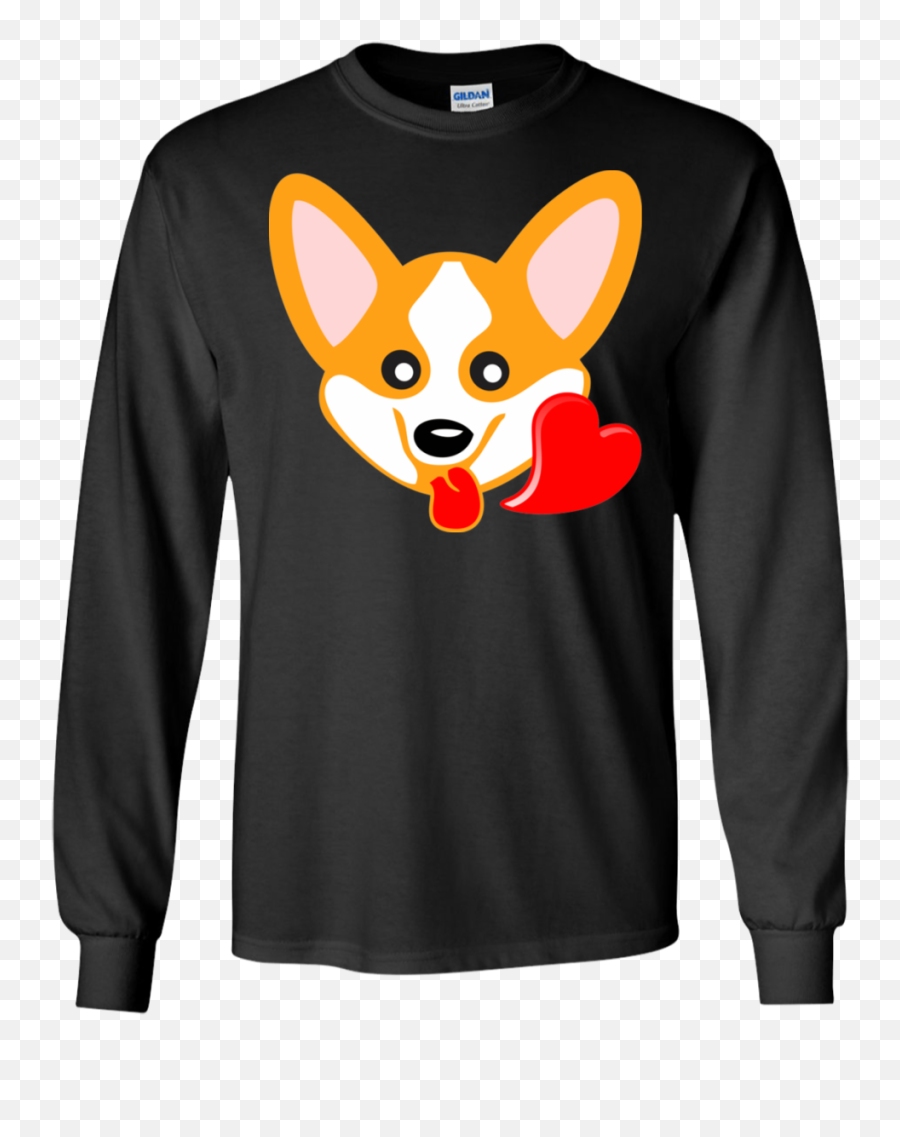 Corgi Emoji Ls Sweatshirts Funny Heart Eyes Emoji U2013 Newmeup - Maxwell Said And There Was Light T Shirt,707 Emojis