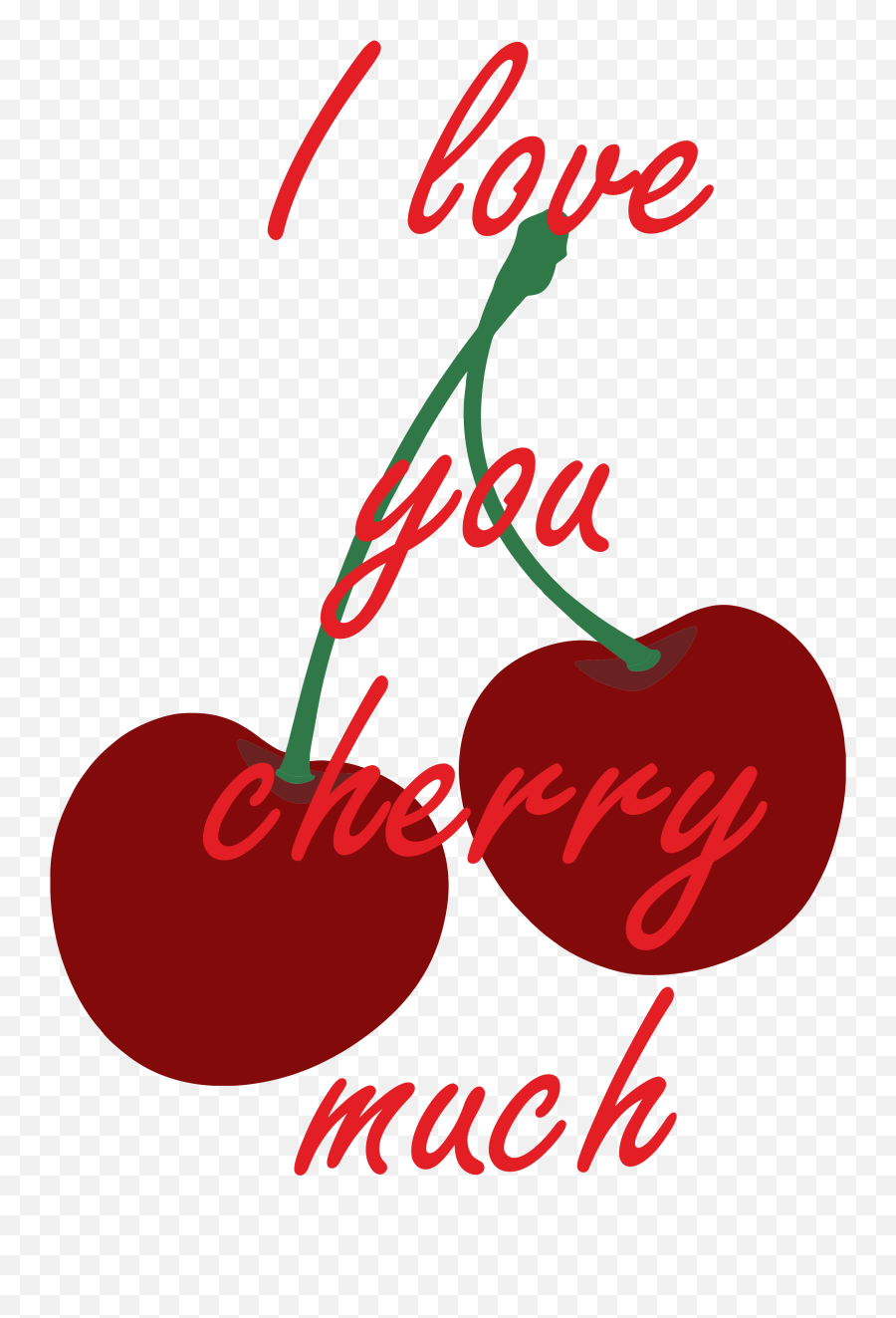 I Love You Cherry Much T - God Is Love Vector Emoji,Japanes Emoji Face