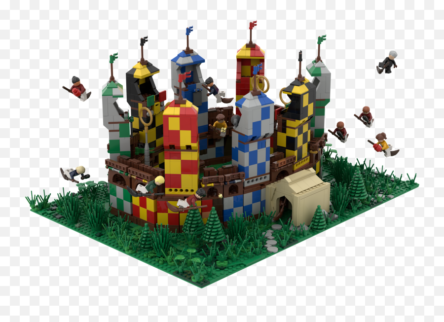 I Made The Hogwarts Quidditch Pitch In Lego With Existing - Building Sets Emoji,Harry Potter Jokes Emotions