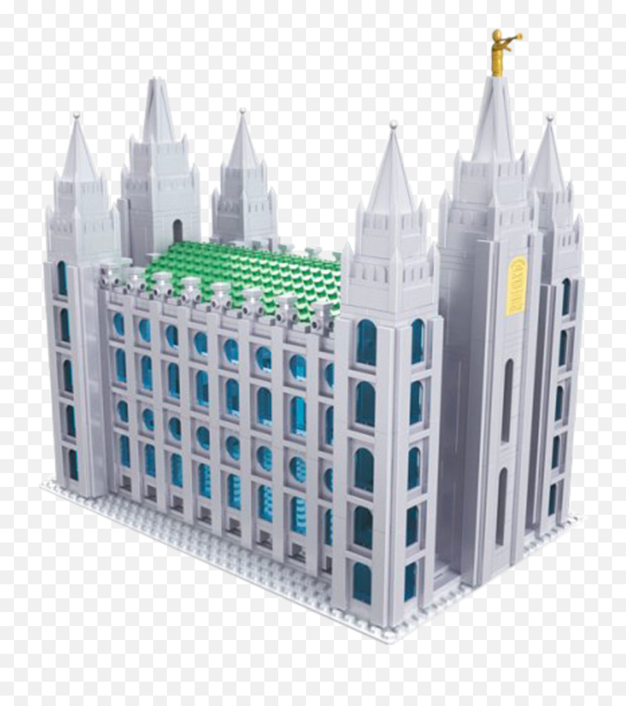 Salt Lake Temple Brick Set - Lego Salt Lake Temple Emoji,Emoticons Of Mormon Temple