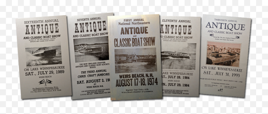 New England Chapter Of The Antique And Classic Boat Society - Vintage Advertisement Emoji,Boating Beauties Emoticons