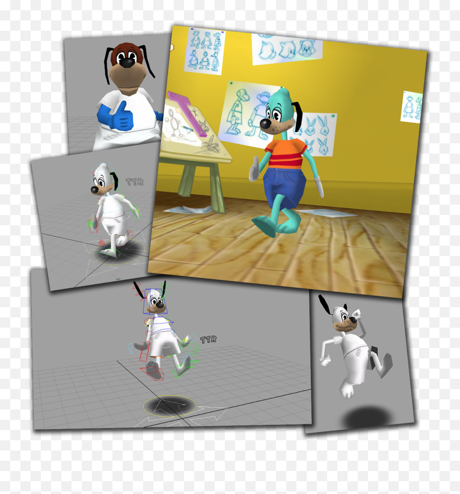 Toontown Two Character Models - Fictional Character Emoji,Toontown Emojis Toontown Two Character Models - Fictional Character Emoji,Toontown Emojis