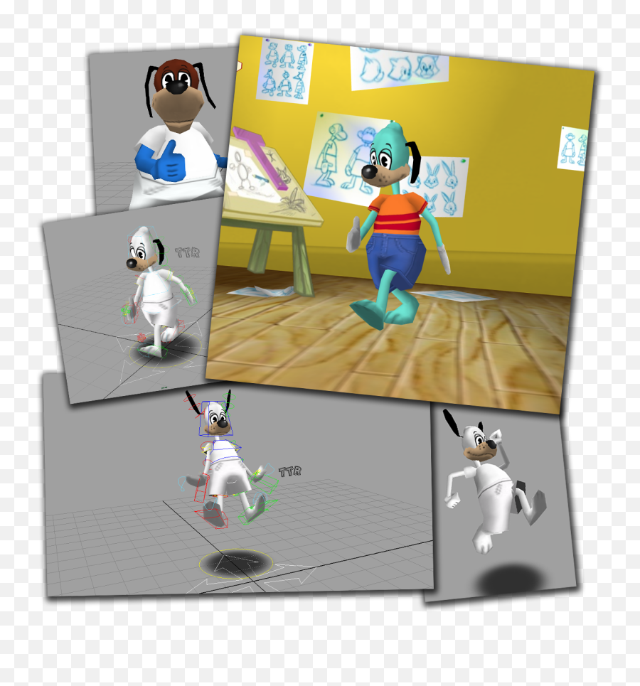 Toontown Two Character Models - Fictional Character Emoji,Toontown Emojis