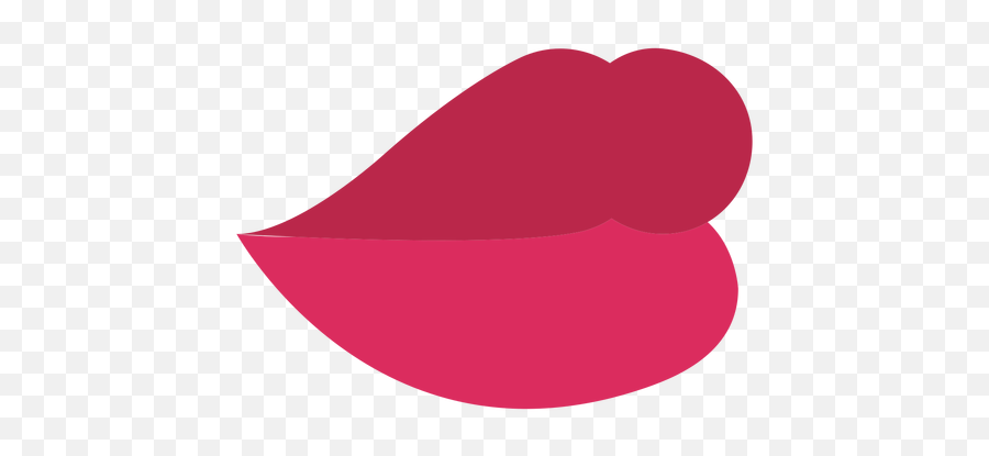 Closed Mouth Red Lips - Transparent Png U0026 Svg Vector File Girly Emoji,Emoticon With Red Lips